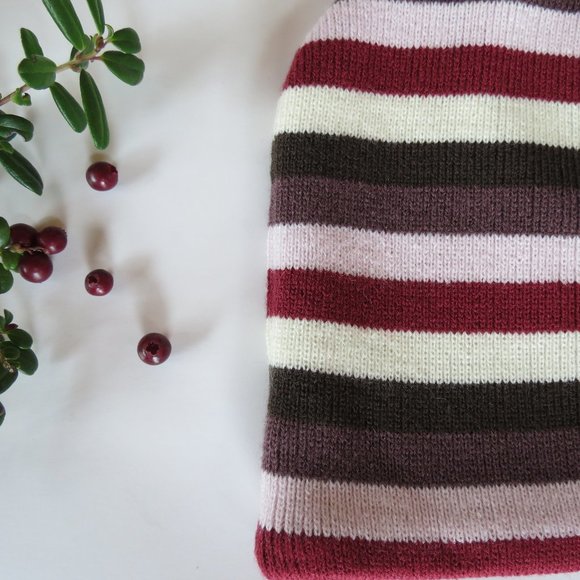 Carhartt Beanie Lingonberry Stripes main image 5